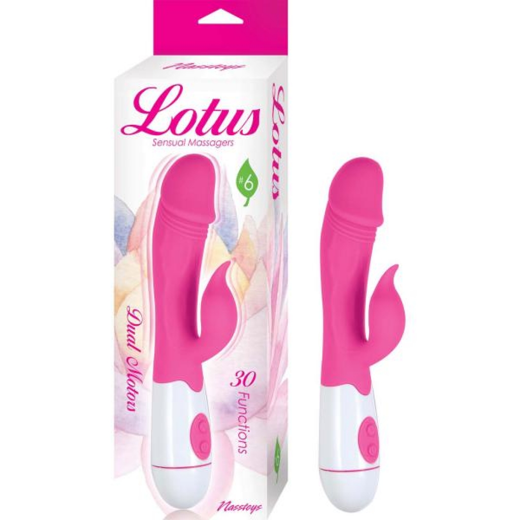 Lotus Sensual Massagers #6 Pink - Rabbit Vibrators