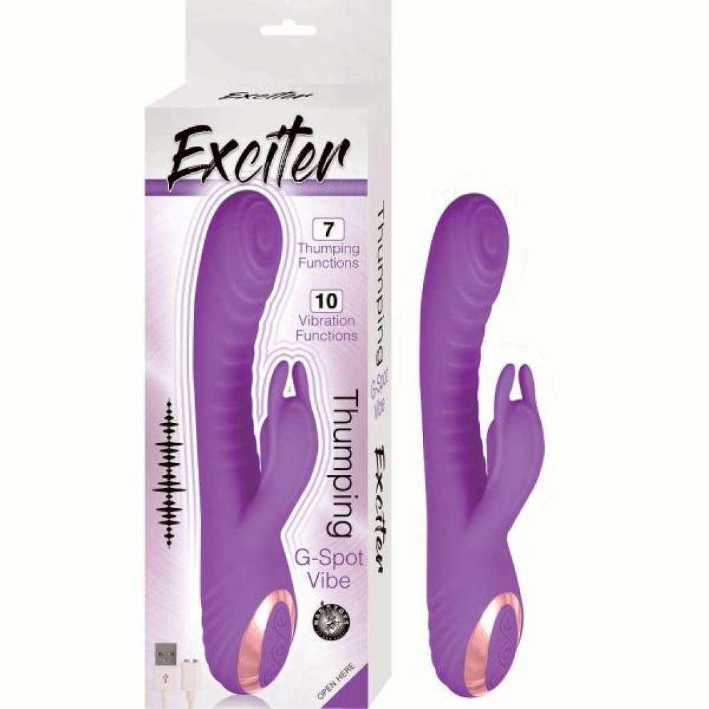 Exciter Thumping G-spot Vibe Purple - G-Spot Vibrators