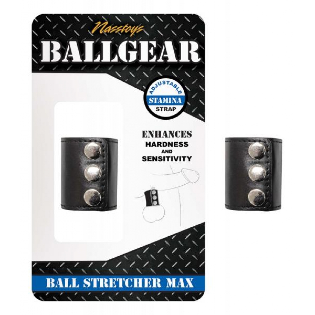 Ballgear Ball Stretcher Max Black - Mens Cock & Ball Gear