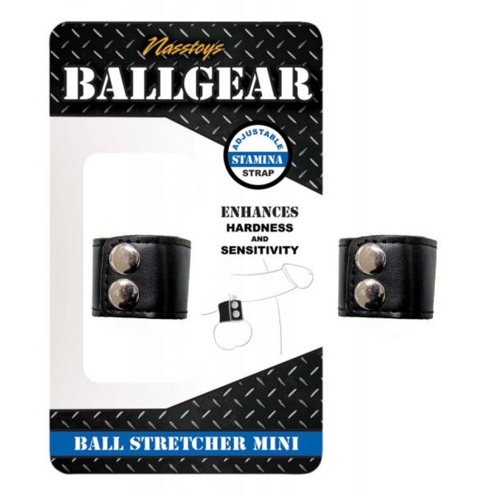 Ballgear Ball Stretcher Mini Black - Mens Cock & Ball Gear