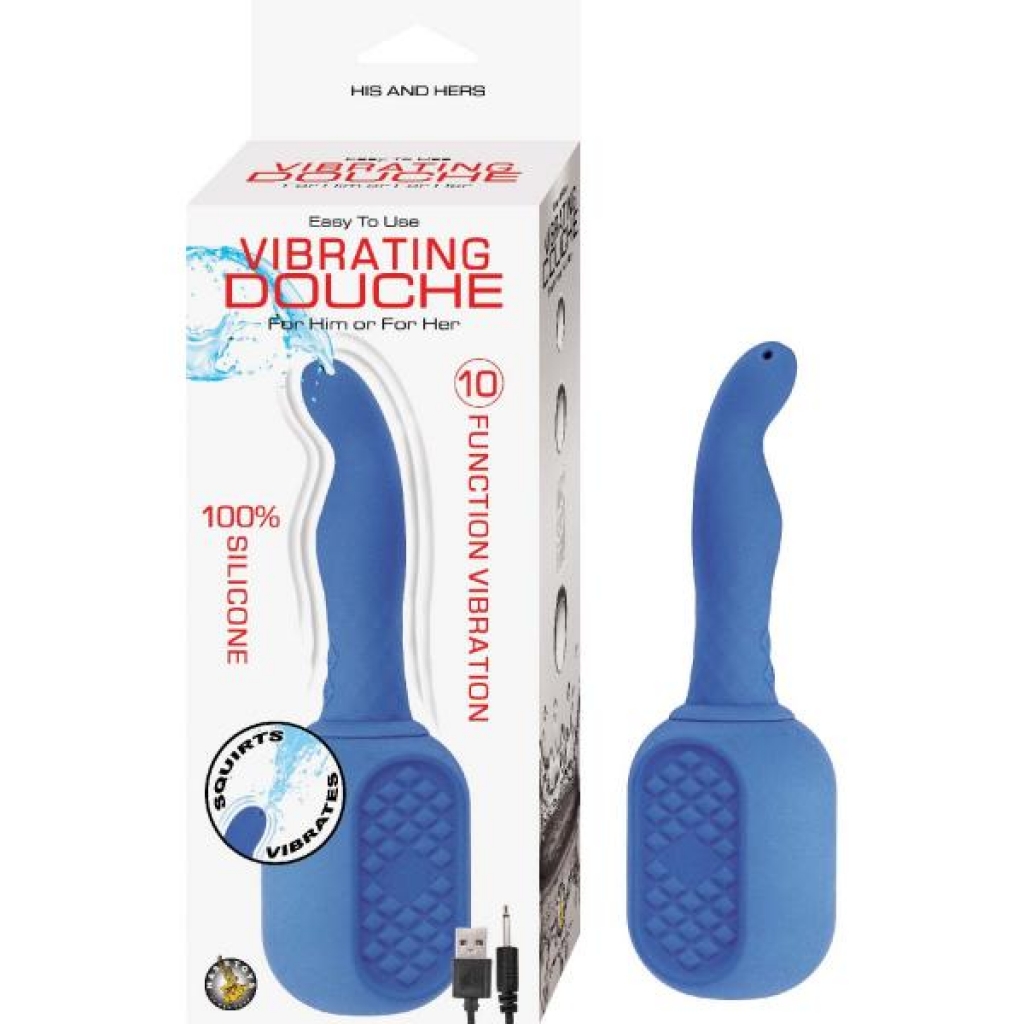 Vibrating Douche Blue - Anal Douches, Enemas & Hygiene