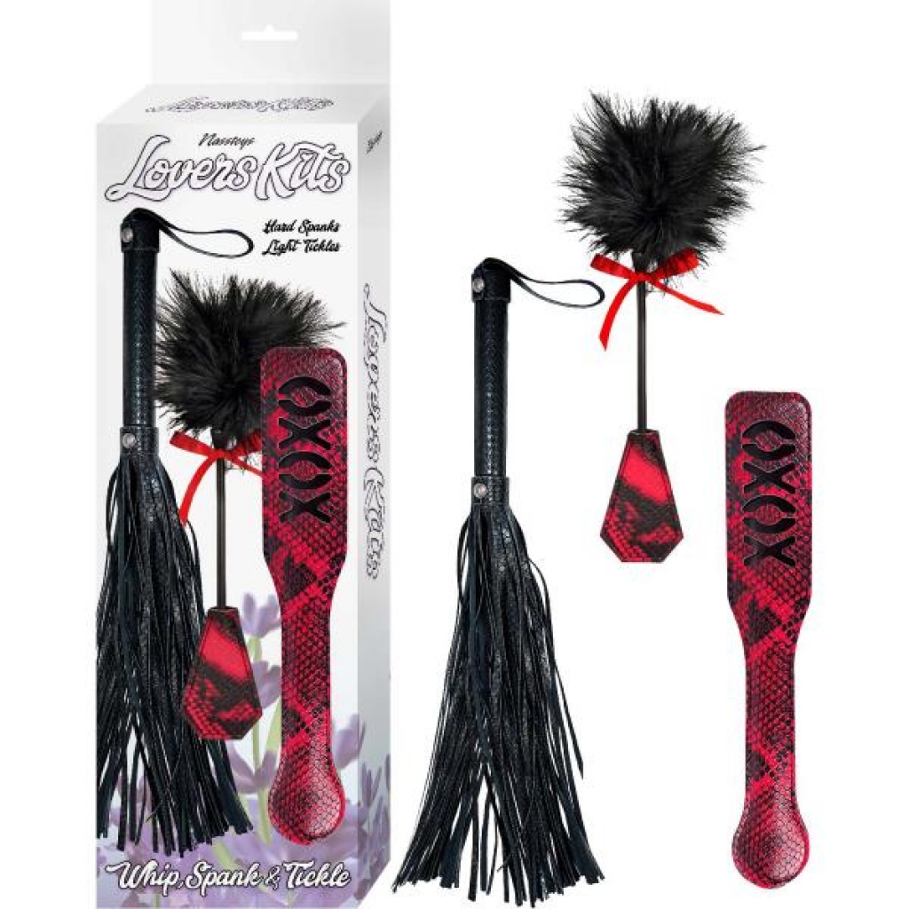 Lovers Kits Whip Tickle & Paddle - Crops