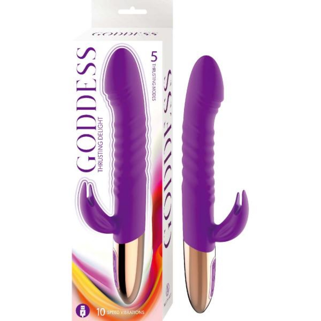 Goddess Thrusting Delight - Purple