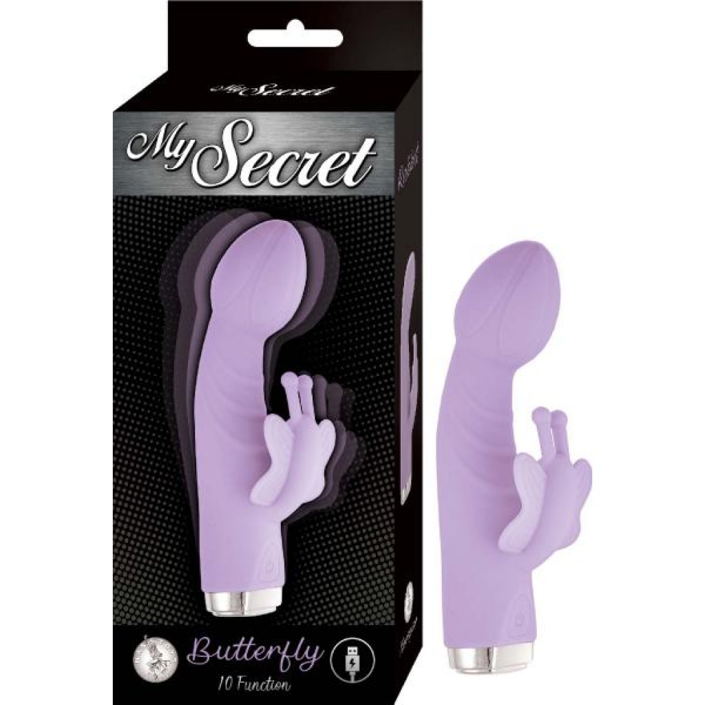 My Secret Butterfly Purple - Rabbit Vibrators