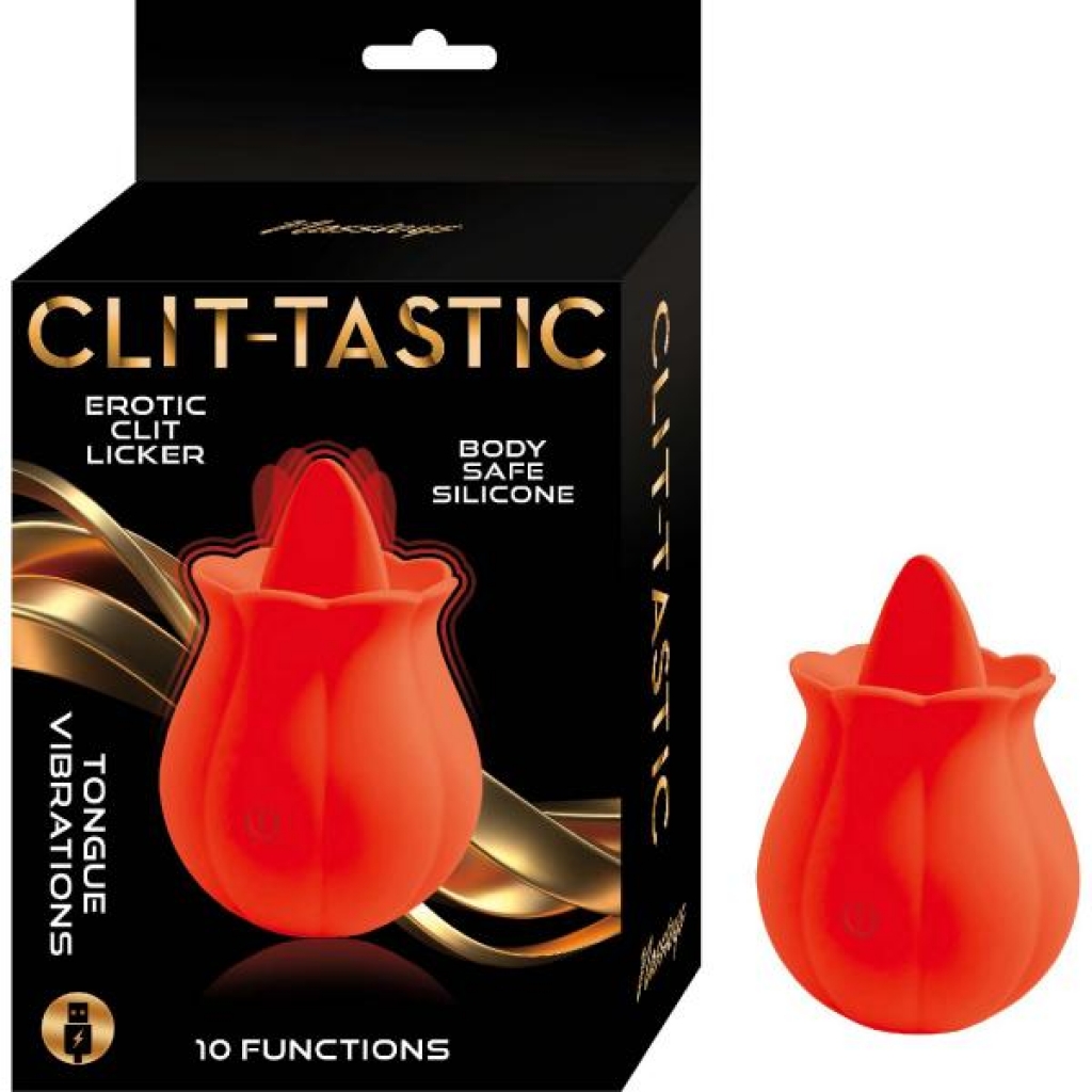 Clit-tastic Erotic Clit Licker Red - Tongues