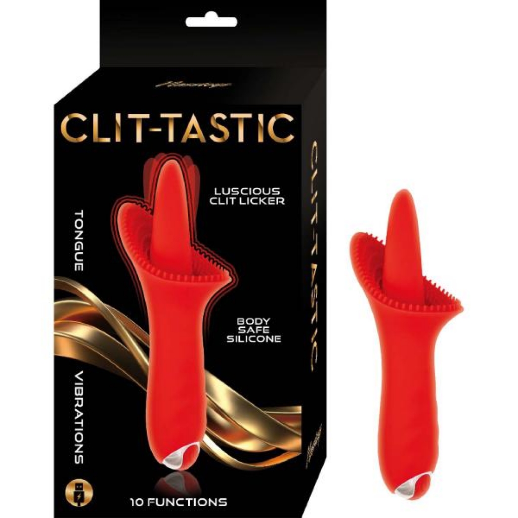 Clit-tastic Luscious Clit Licker Red - Tongues
