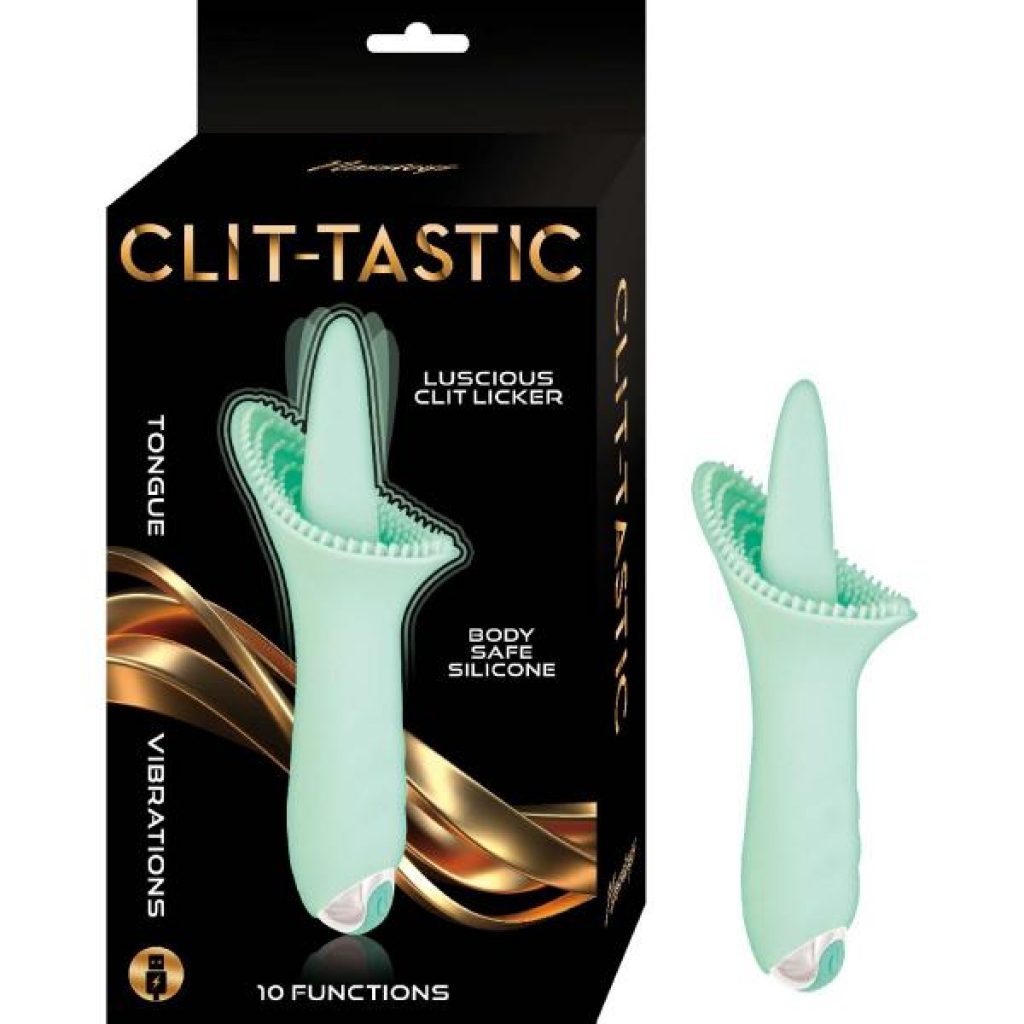 Clit-tastic Luscious Clit Licker Aqua - Tongues