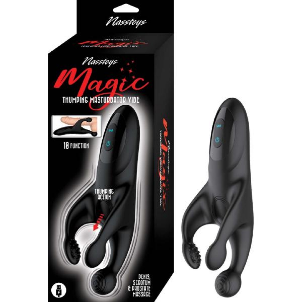 Magic Thumping Masturbator Black - Fleshlight