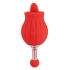 Clit-tastic Rose Bud Dual Massager Red - Tongues