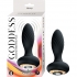 Goddess Diamond Vibrating Plug Black - Anal Plugs