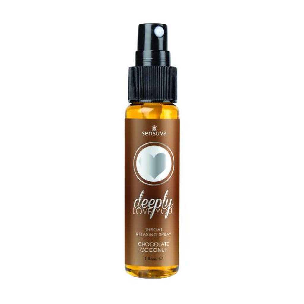Deeply Love You Chocolate Coconut Throat Relaxing Spray 1oz - Lickable Body