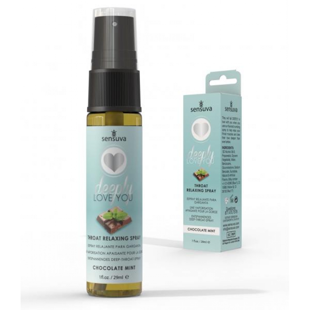 Deeply Love You Throat Spray Relaxing Chocolate Mint 1 Fl Oz - Oral Sex