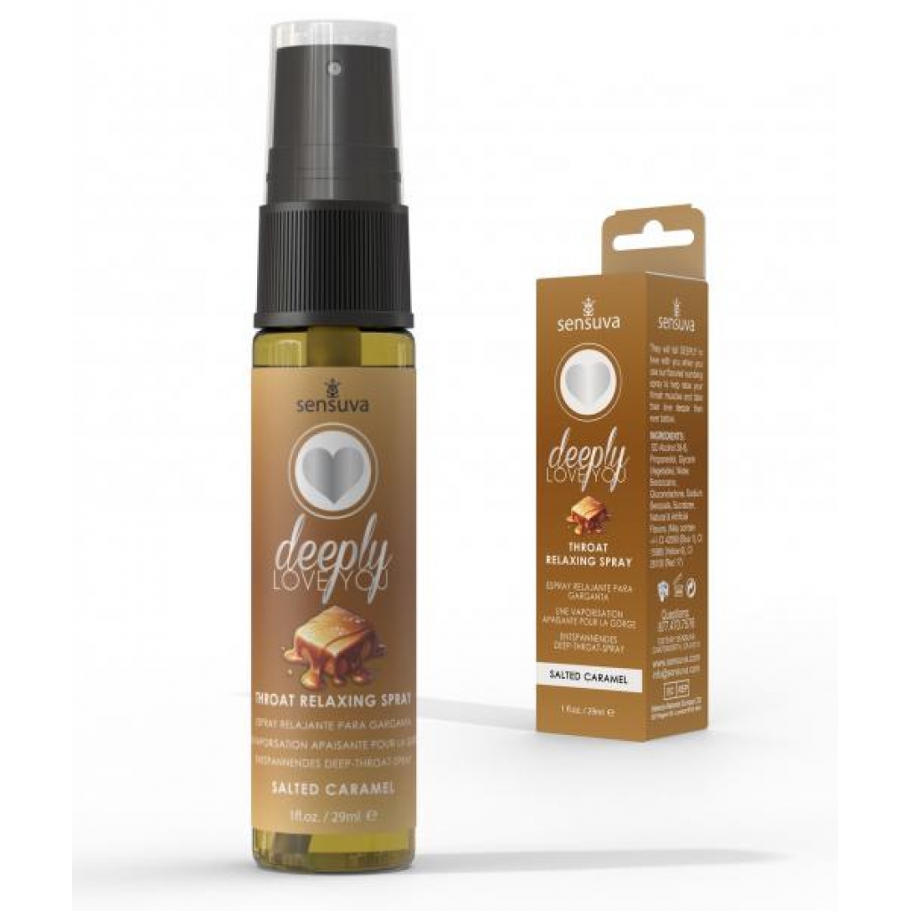 Deeply Love You Throat Spray Relaxing Salted Caramel 1 Fl Oz - Oral Sex