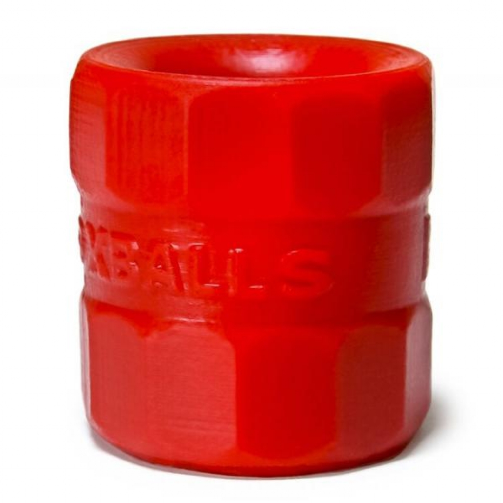 Bullballs 1 Ballstretcher Silicone Smoosh Red - Mens Cock & Ball Gear