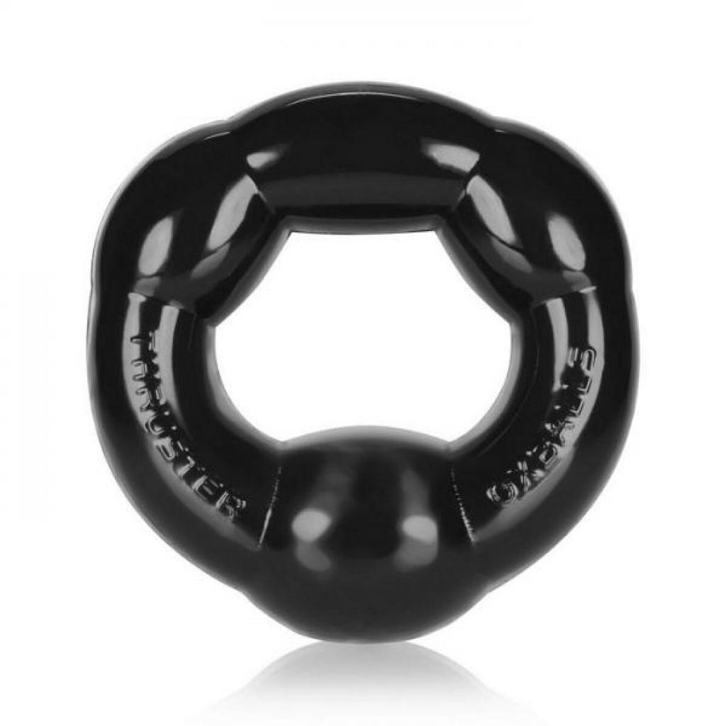 Thruster Cockring Oxballs Black - Couples Vibrating Penis Rings