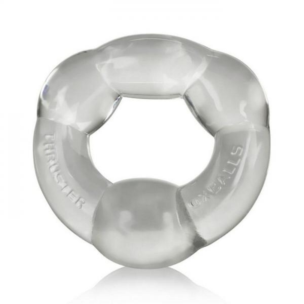 Thruster Cockring Oxballs Clear - Couples Vibrating Penis Rings