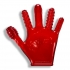 Finger Fuck Glove Clear Red (net) - Extreme Dildos