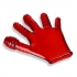 Finger Fuck Glove Clear Red (net) - Extreme Dildos