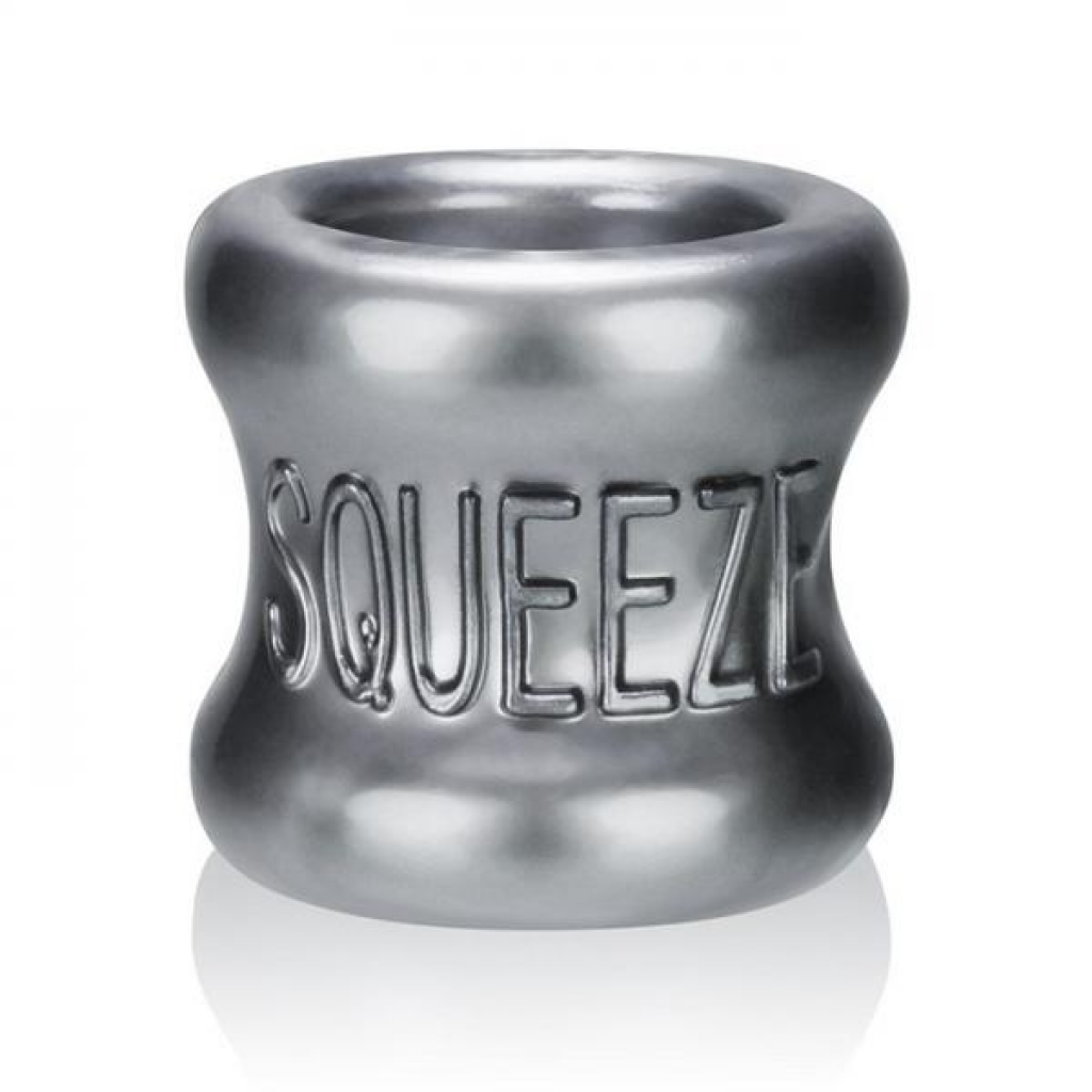 Oxballs Squeeze Ball Stretcher Steel Silver - Mens Cock & Ball Gear