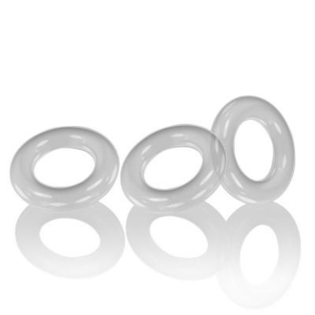 Willy Rings 3 Pk Cockrings Clear (net) - Cock Ring Trios
