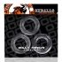 Willy Rings 3 Pk Cockrings Clear (net) - Cock Ring Trios