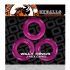 Willy Rings 3 Pk Cockrings Hot Pink (net) - Cock Ring Trios