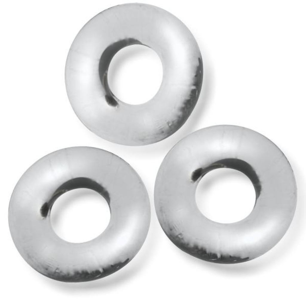 Fat Willy 3-pack Clear (net) - Cock Ring Trios
