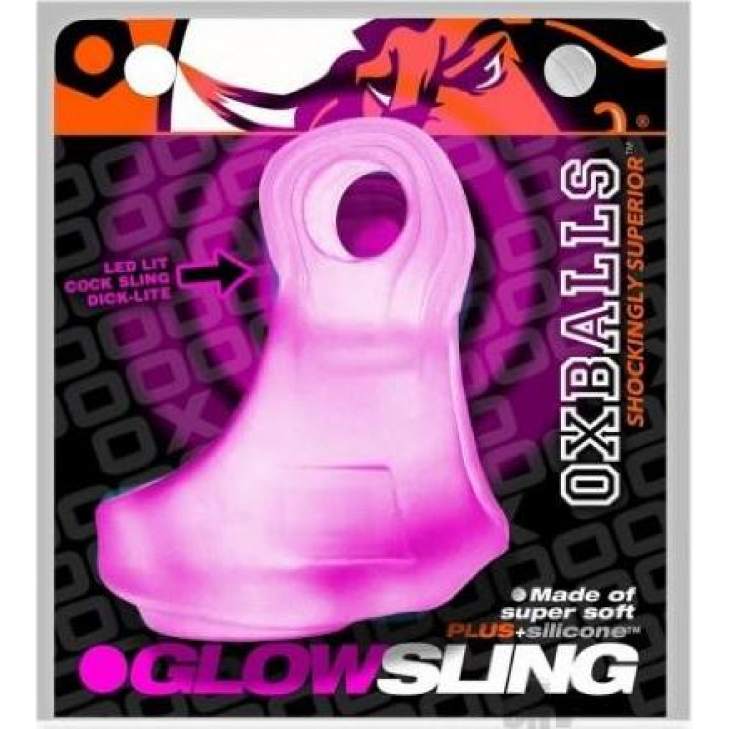 Glowsling LED Cockring - Pink Ice