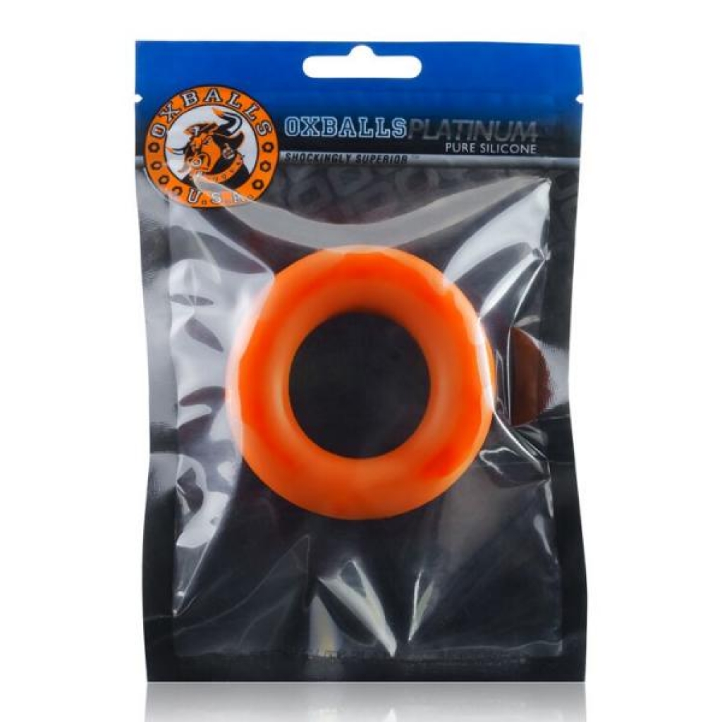 Cock-t Small Comfort Cockring Atomic Jock/oxballs Silicone Smoosh Orange(net) - Classic Penis Rings