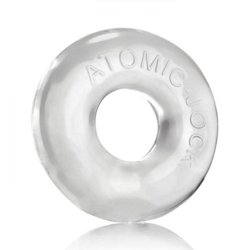 Do-Nut 2 Large Cock Ring Clear - Couples Vibrating Penis Rings