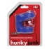 Hunky Junk Connect Cock Ball Tugger Blue - Mens Cock & Ball Gear