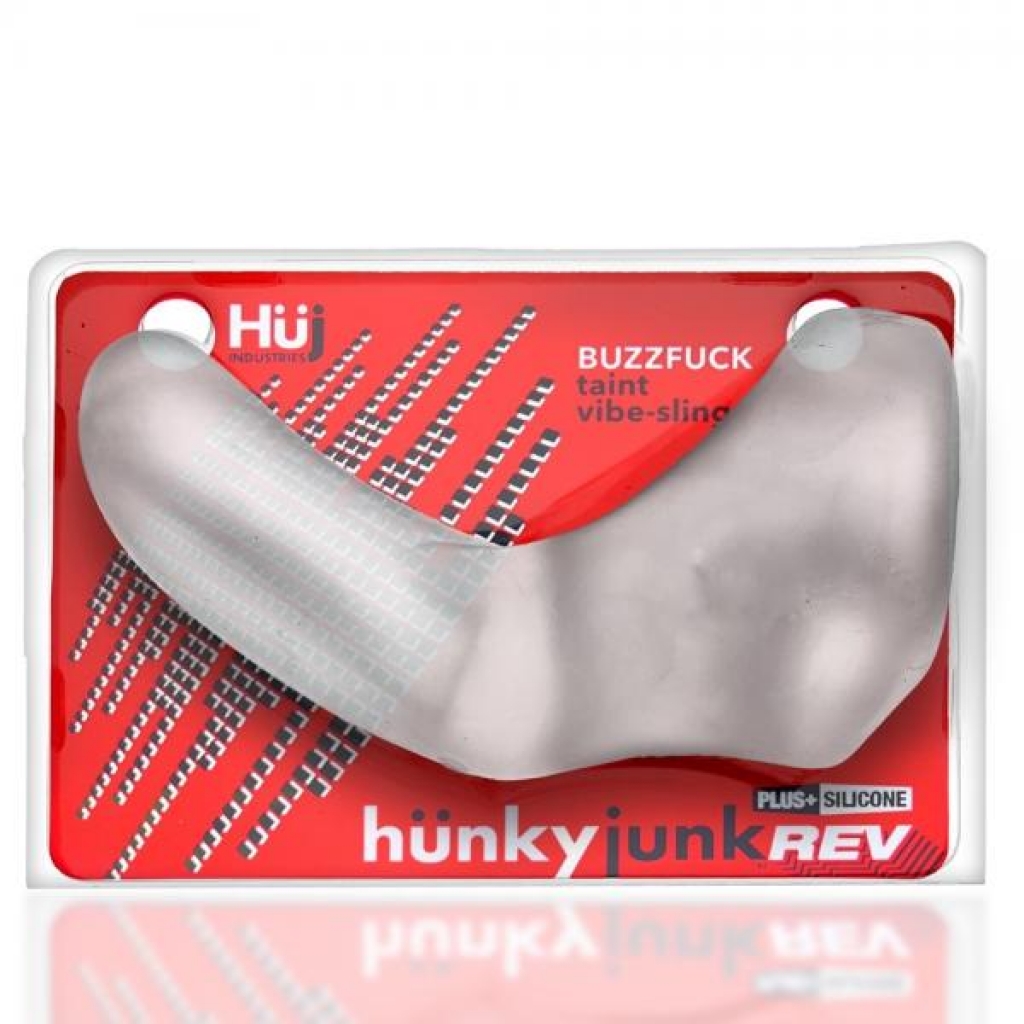 Hunkyjunk Buzzfuck Clear Ice (net) - Double Penetration Penis Rings