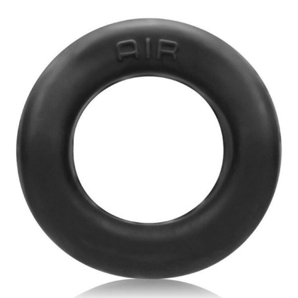 Air Airflow Cock Ring - Silicone/TPR Blend - Black