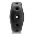 Air Airflow Cock Ring - Silicone/TPR Blend - Black