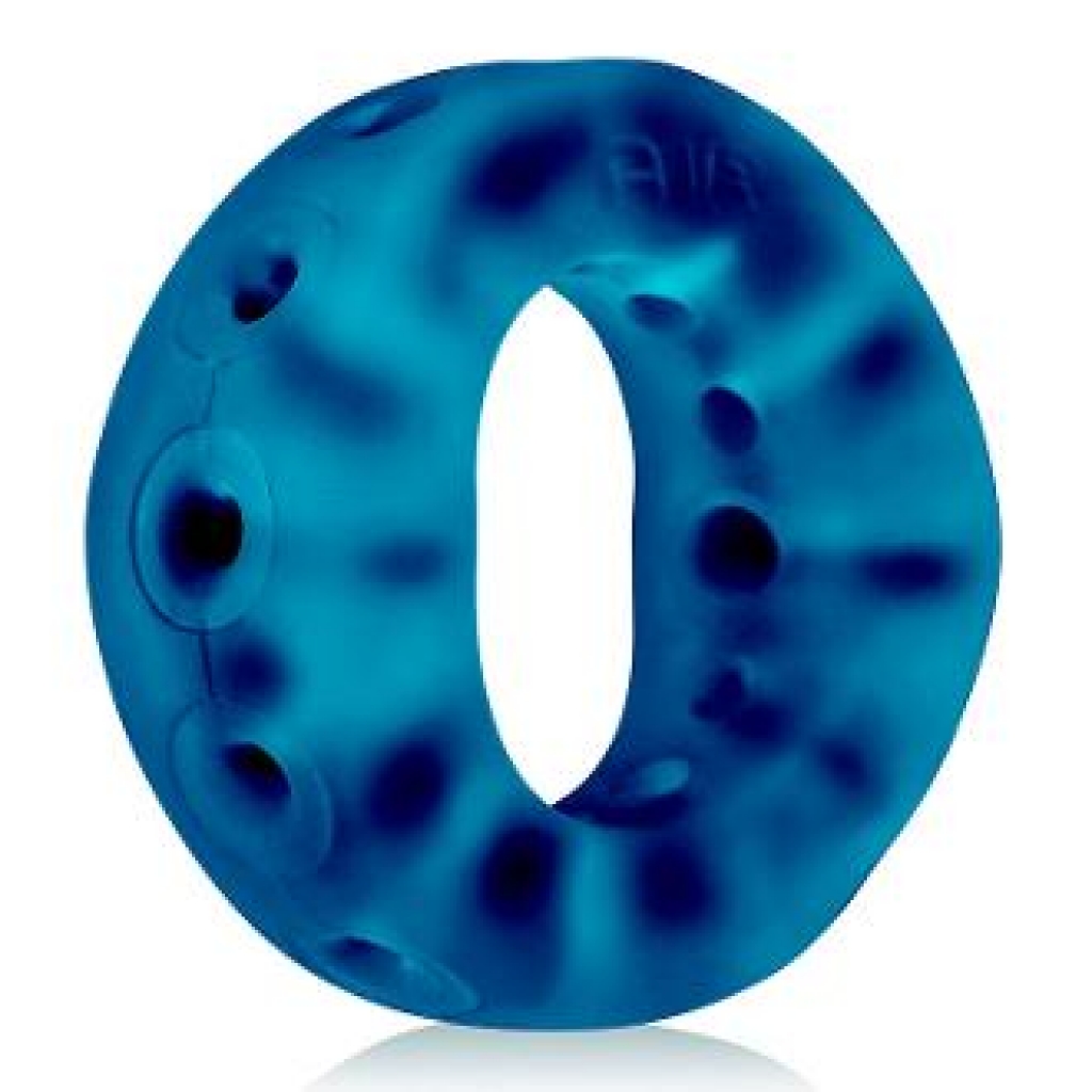 Air Airflow Cockring Space Blue (net) - Classic Penis Rings