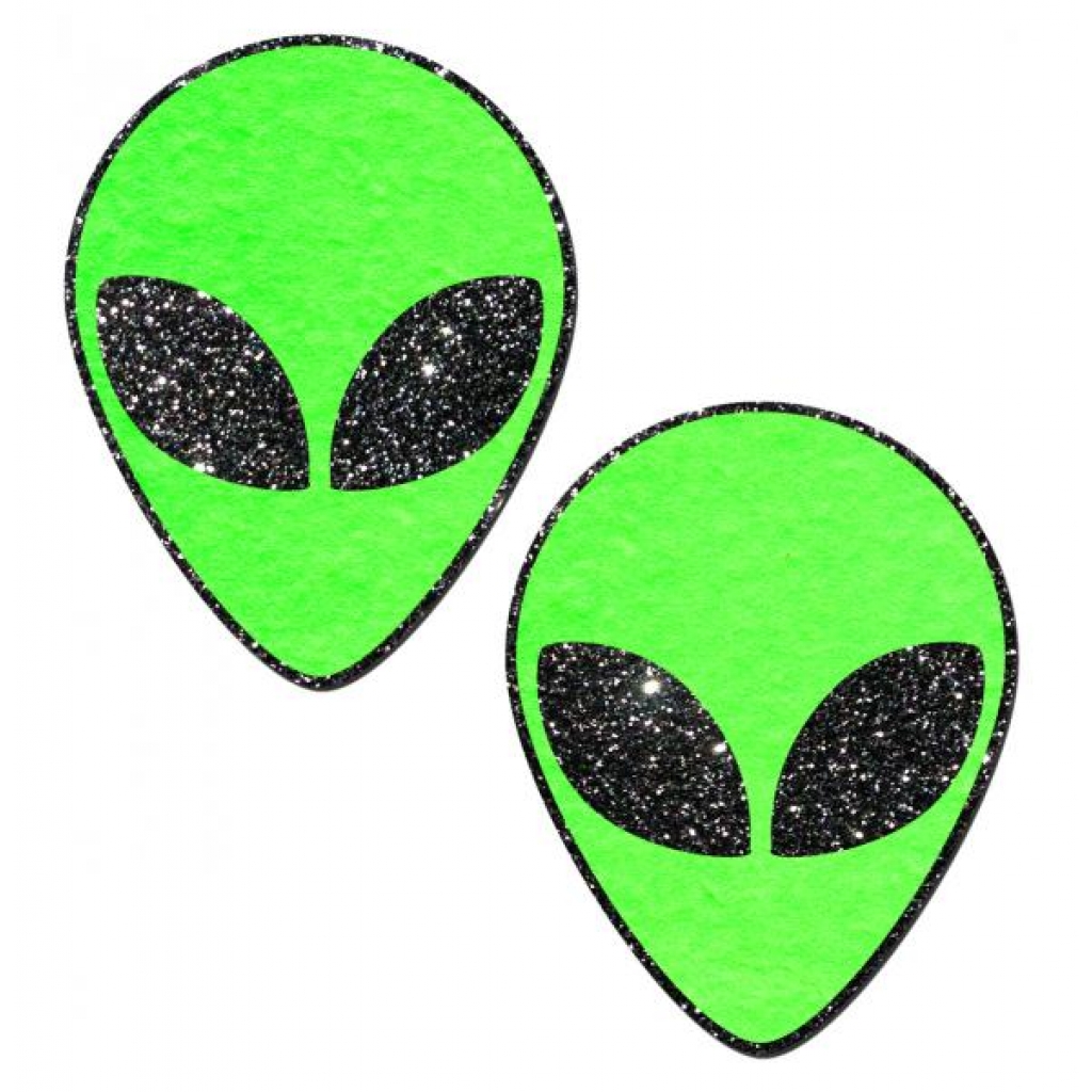 Alien Neon Green Pasties O/S - Pasties, Tattoos & Accessories