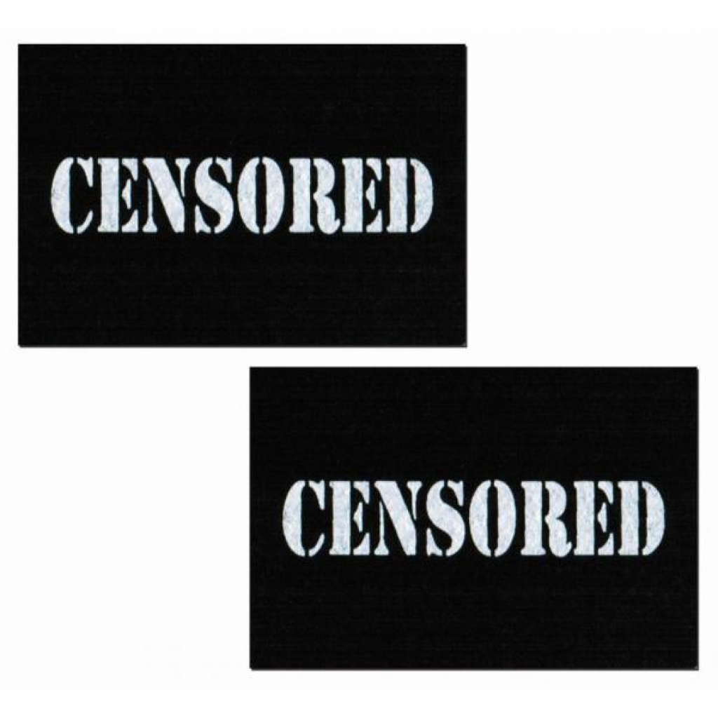Censored Bar Black Pasties O/S - Pasties, Tattoos & Accessories