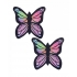 Pastease Butterfly Rainbow Twinkle Fuller Coverage - Pasties, Tattoos & Accessories