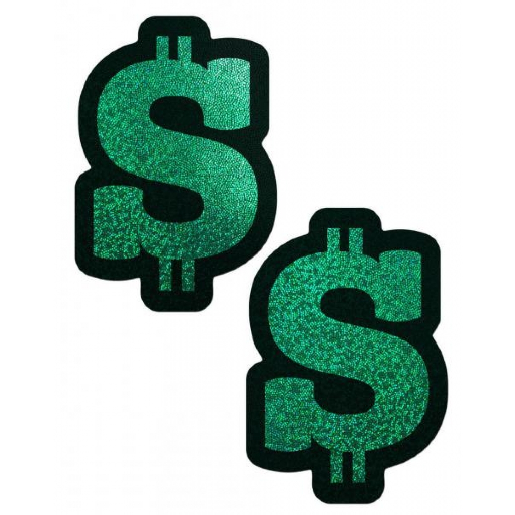 Pastease Green Glitter Dollar Sign - Pasties, Tattoos & Accessories