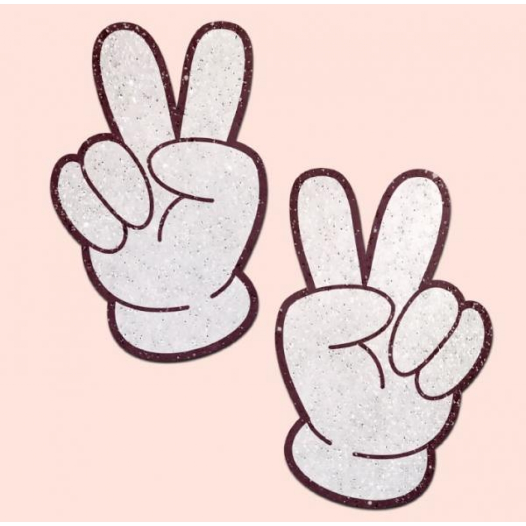 Playful Pastease Peace Hands Pasties