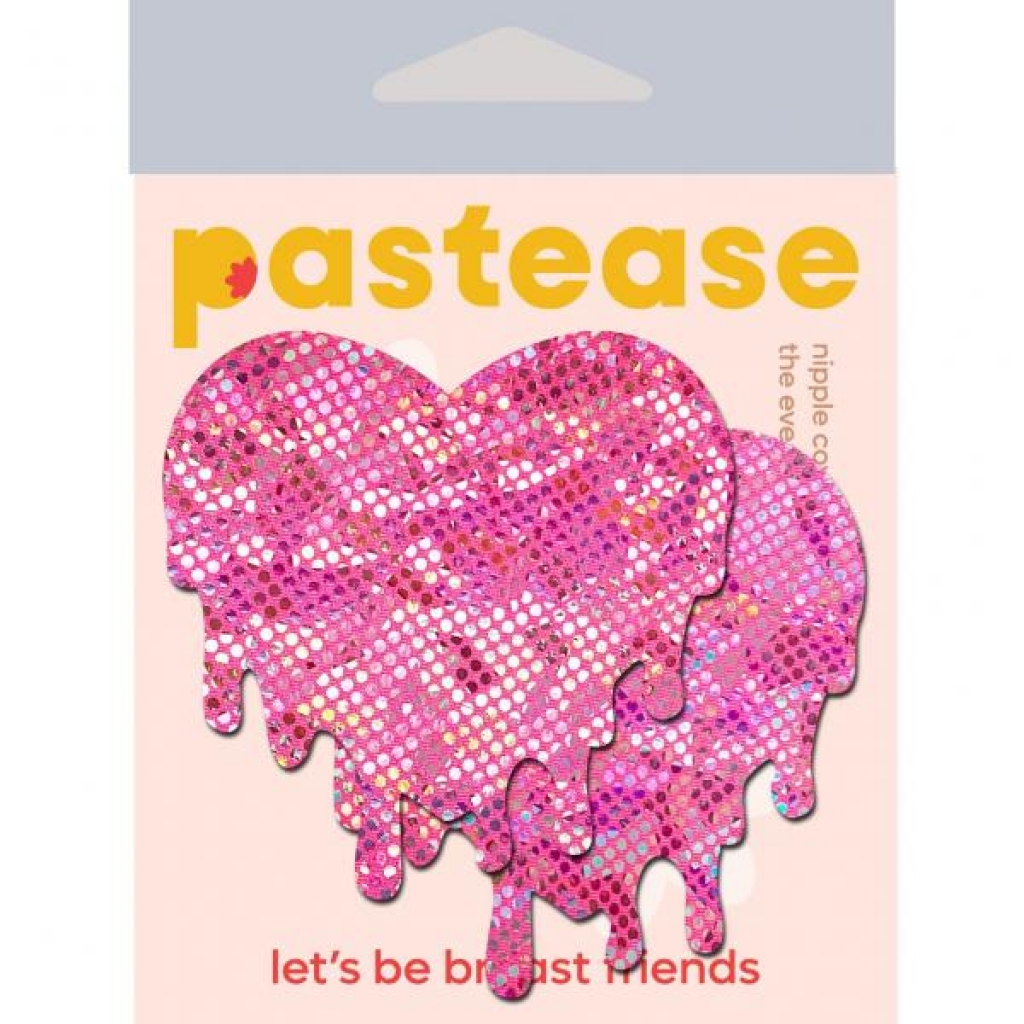Pastease Pink Melty Heart Shattered Glass Disco Ball - Pasties, Tattoos & Accessories