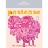 Pastease Faux Latex Baby Pink Melty Hearts - Pasties, Tattoos & Accessories