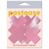 Pastease Petite Plus X Faux Latex Baby Pink Crosses - Pasties, Tattoos & Accessories