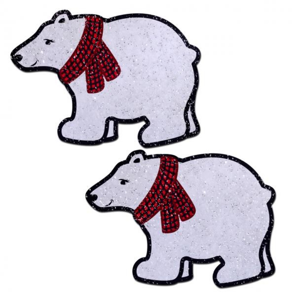 Pastease Polar Bear W/ Scarf - Pasties, Tattoos & Accessories