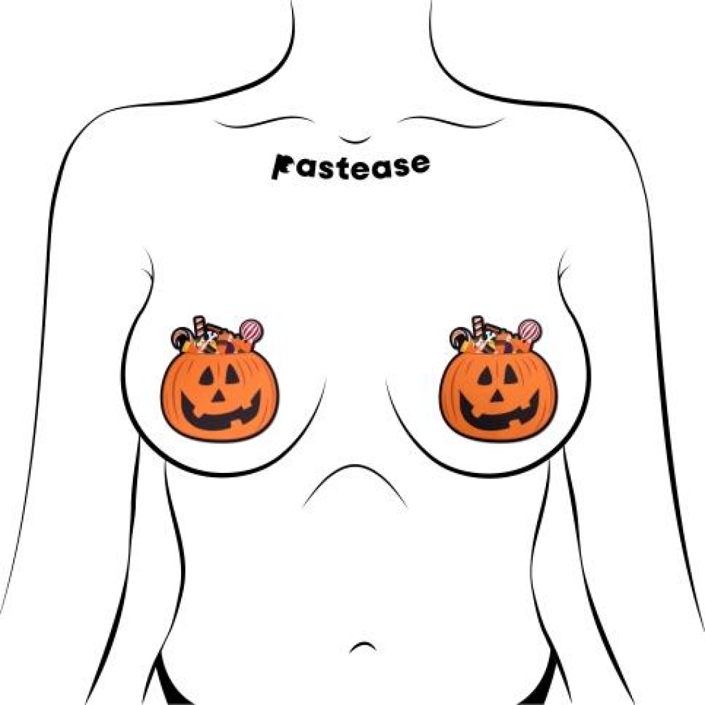 Pastease Trick Or Treat Pumpkin W/ Candy - Pasties, Tattoos & Accessories