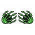Pastease Neon Green Skeleton Hands - Pasties, Tattoos & Accessories