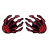 Pastease Red Skeleton Hands - Pasties, Tattoos & Accessories