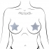 Pastease Crystal Silver Stars - Pasties, Tattoos & Accessories