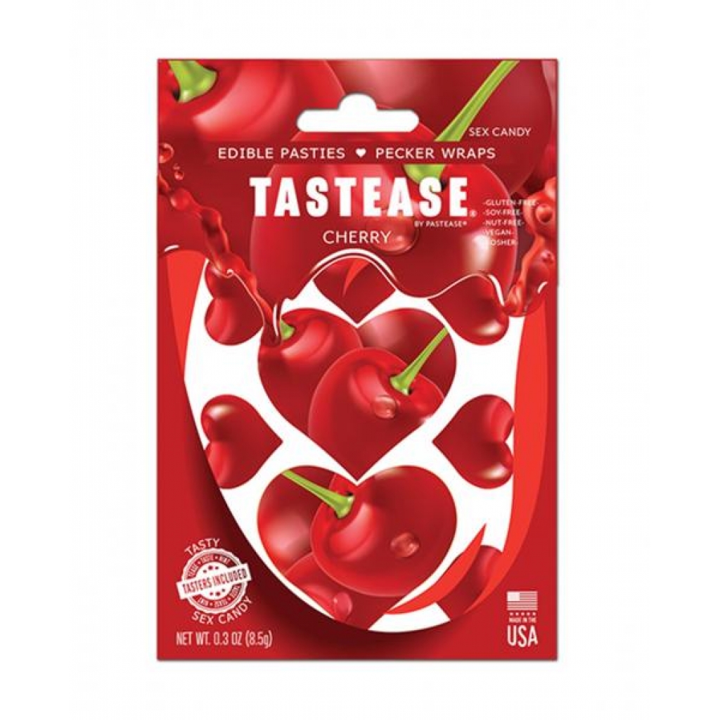 Tastease Cherry Edible Pasties - Pasties, Tattoos & Accessories