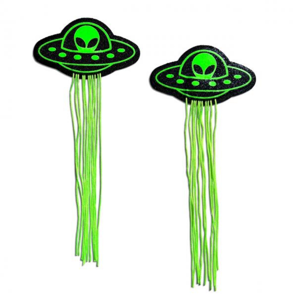 Pastease Ufo Alien Tassels Glow In The Dark - Pasties, Tattoos & Accessories